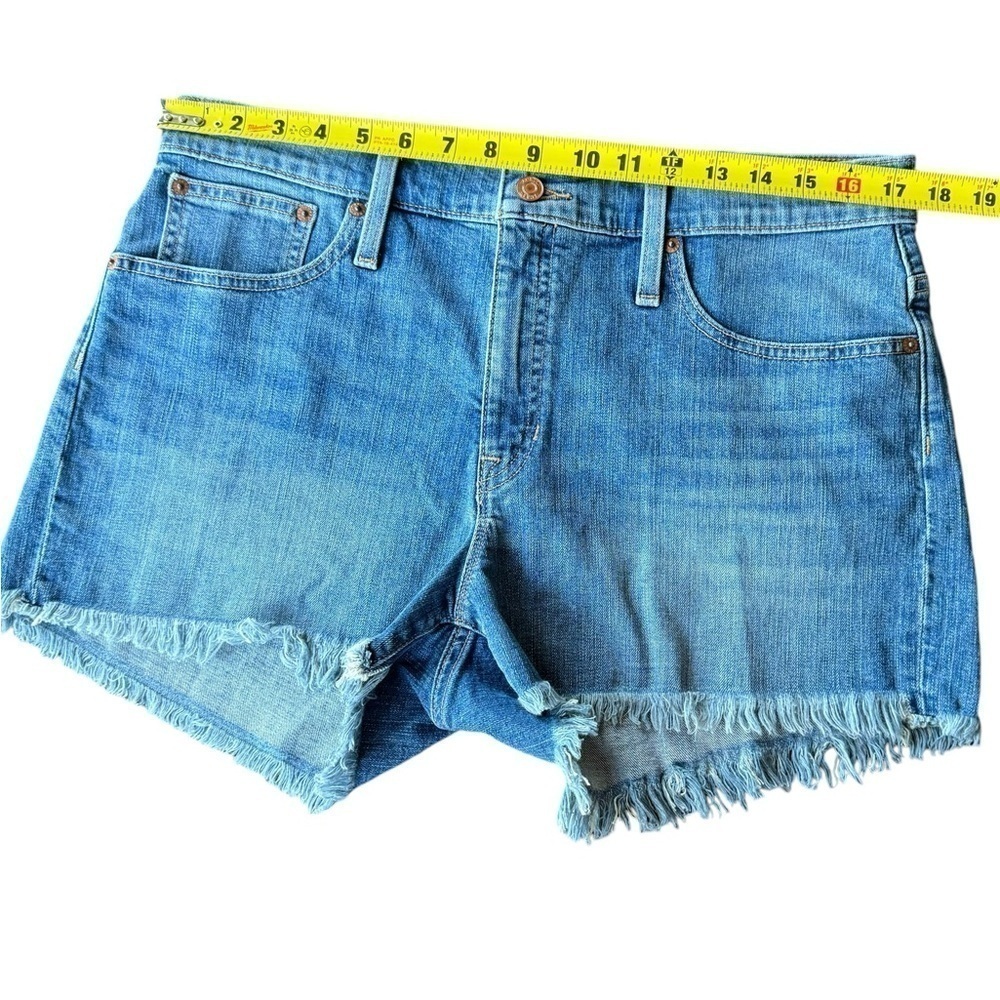 SOLD J. Crew Jean Shorts Blue Denim Womens Size 31 NEW Squash Wash - Picture 4 of 8
